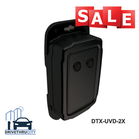 Ultrasonic Vehicle Detector DTX-UVD2X - Car Sensor - Drive Thru System - Timer -Gate Opener - VDB- Drive Through Intercom Headset - Vehicle Loop Detectors